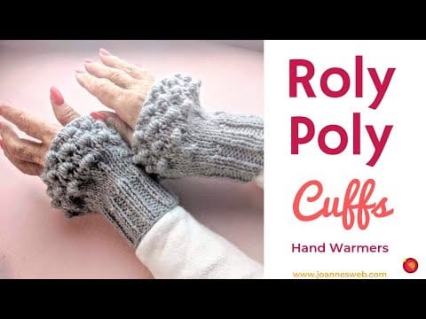 roly poly cuffs gloves