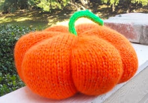 Knitted Pumpkin Instructions