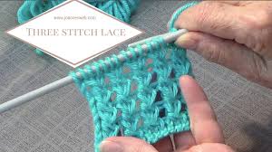 Three Stitch Lace | Tutorial