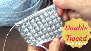 Double Tweed Knit Stitch