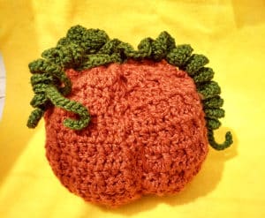 Waffle Crochet Pumpkin