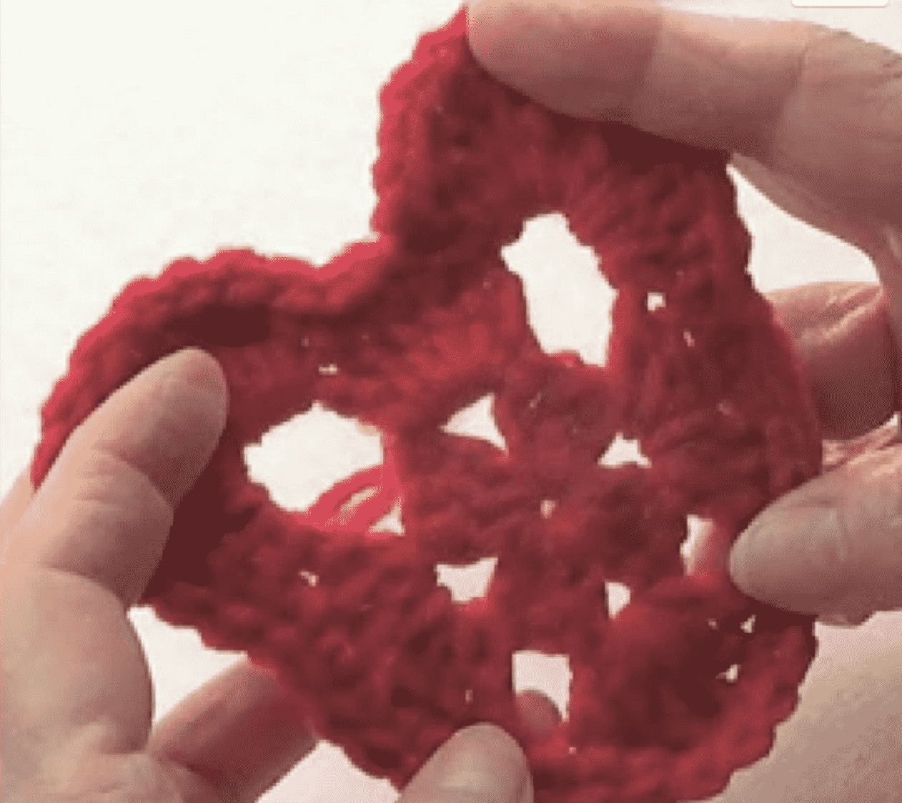 The Origami Crochet Heart