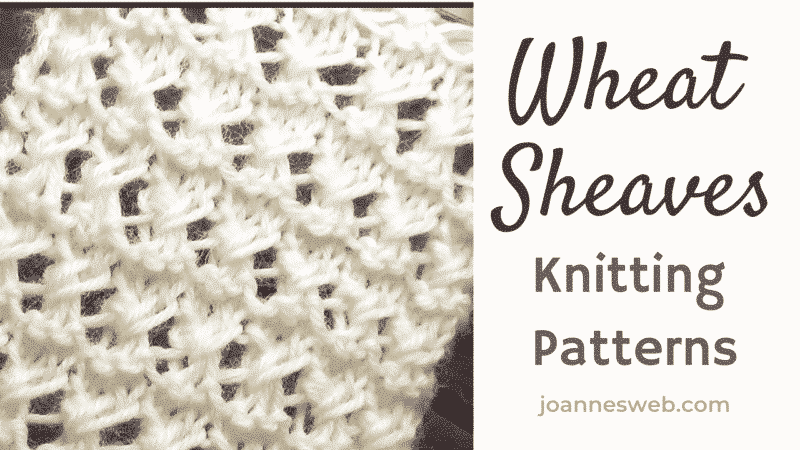 Wheat Sheaves Knitting Pattern
