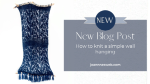 Knit Wall Hanging Tutorial