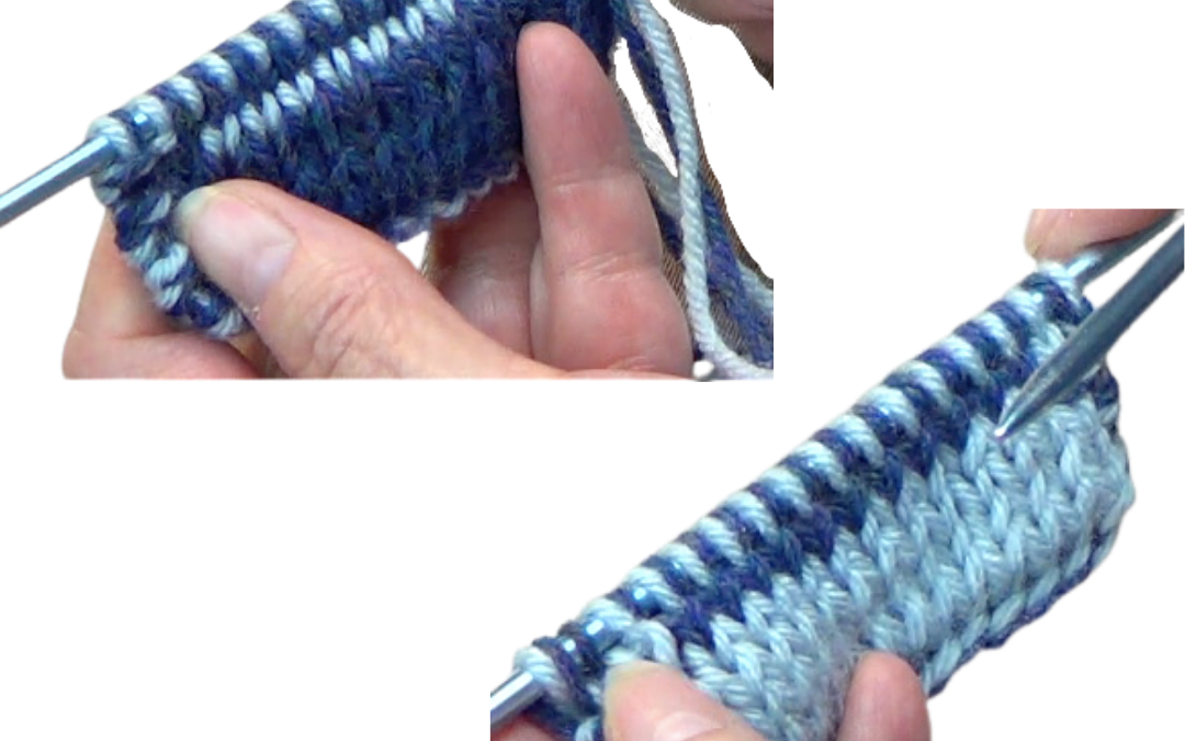 Double Sided Knitting – Knitting Two Colors Simultaneously