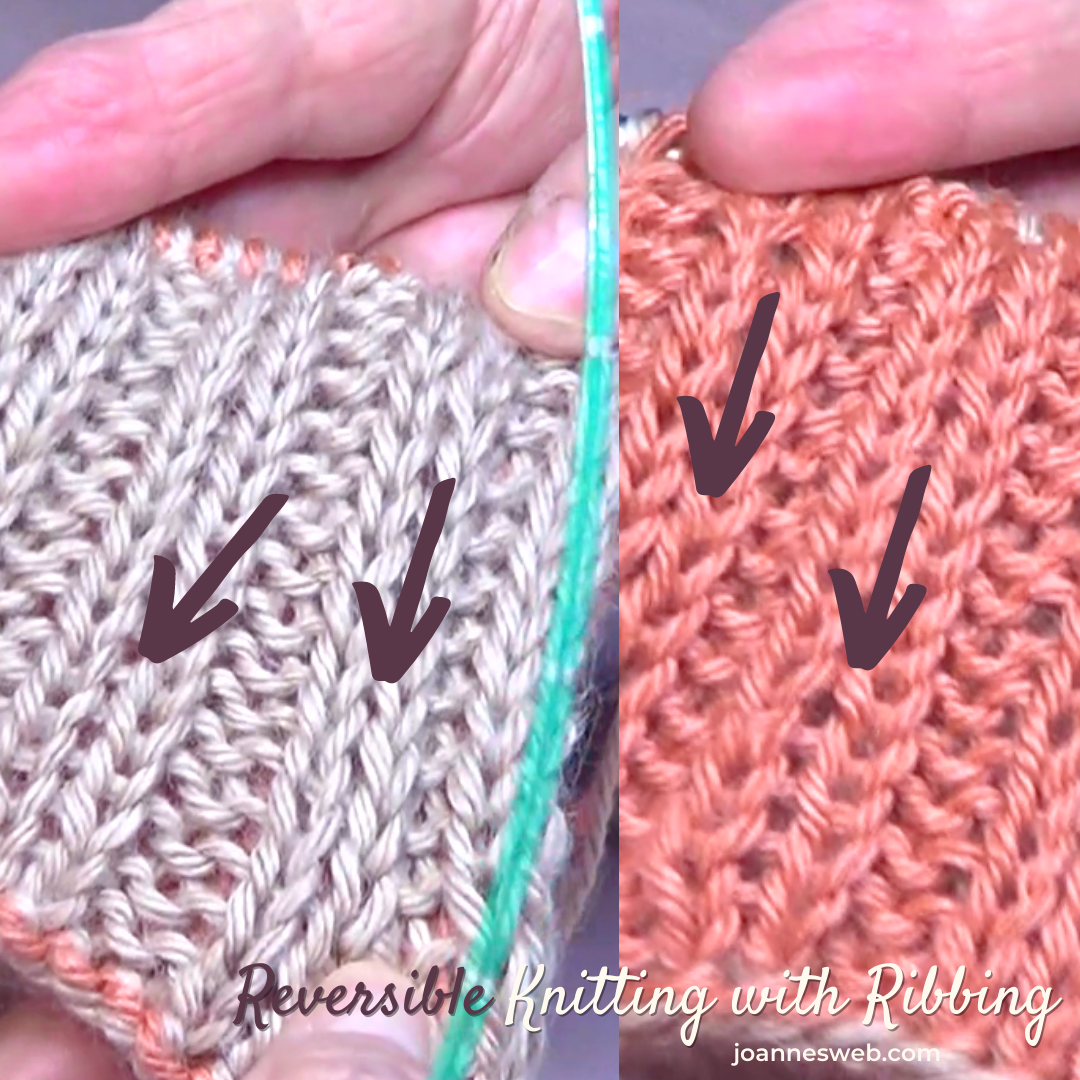 Double-sided ribbing knitting