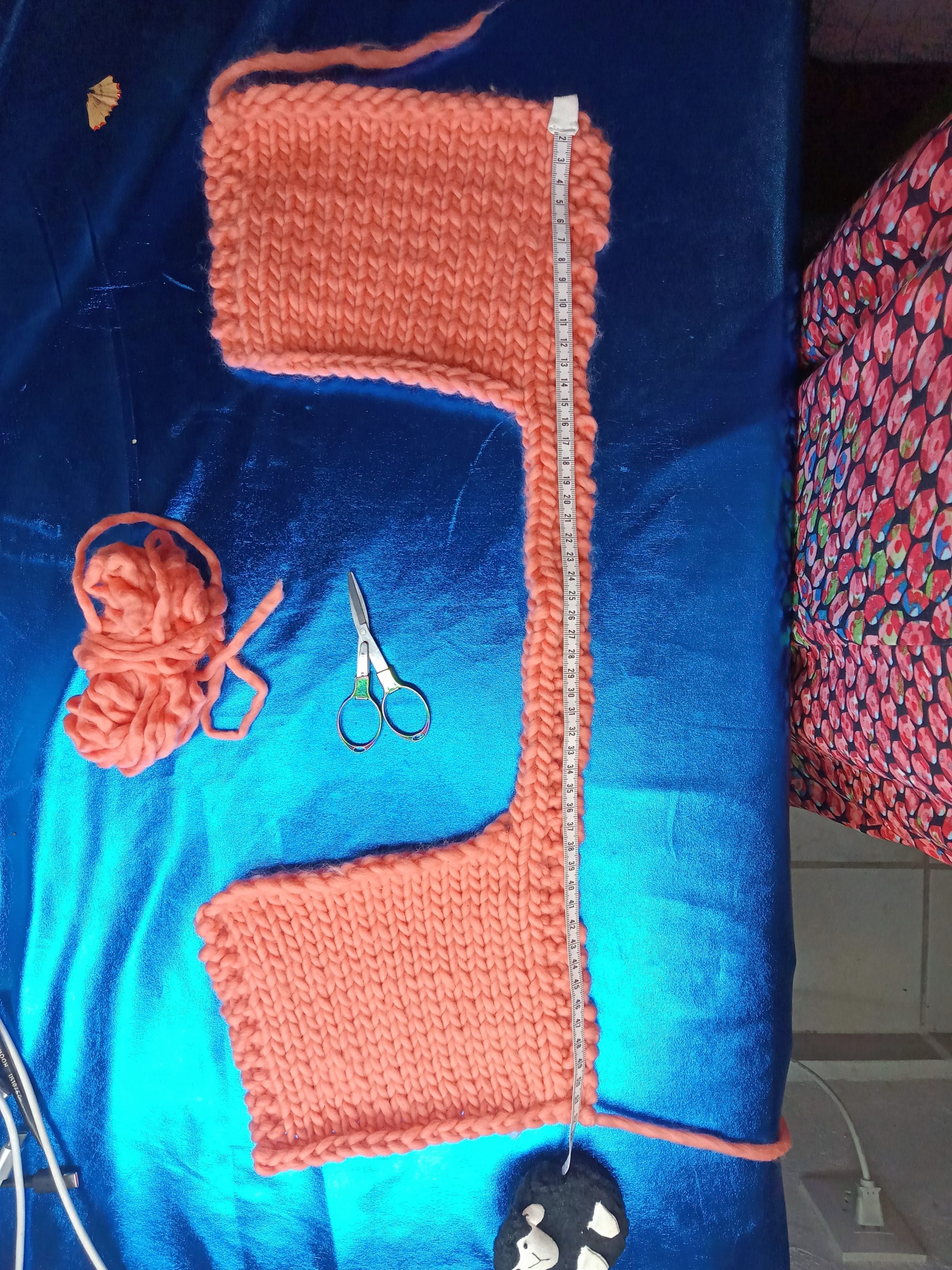knit handbag in one piece