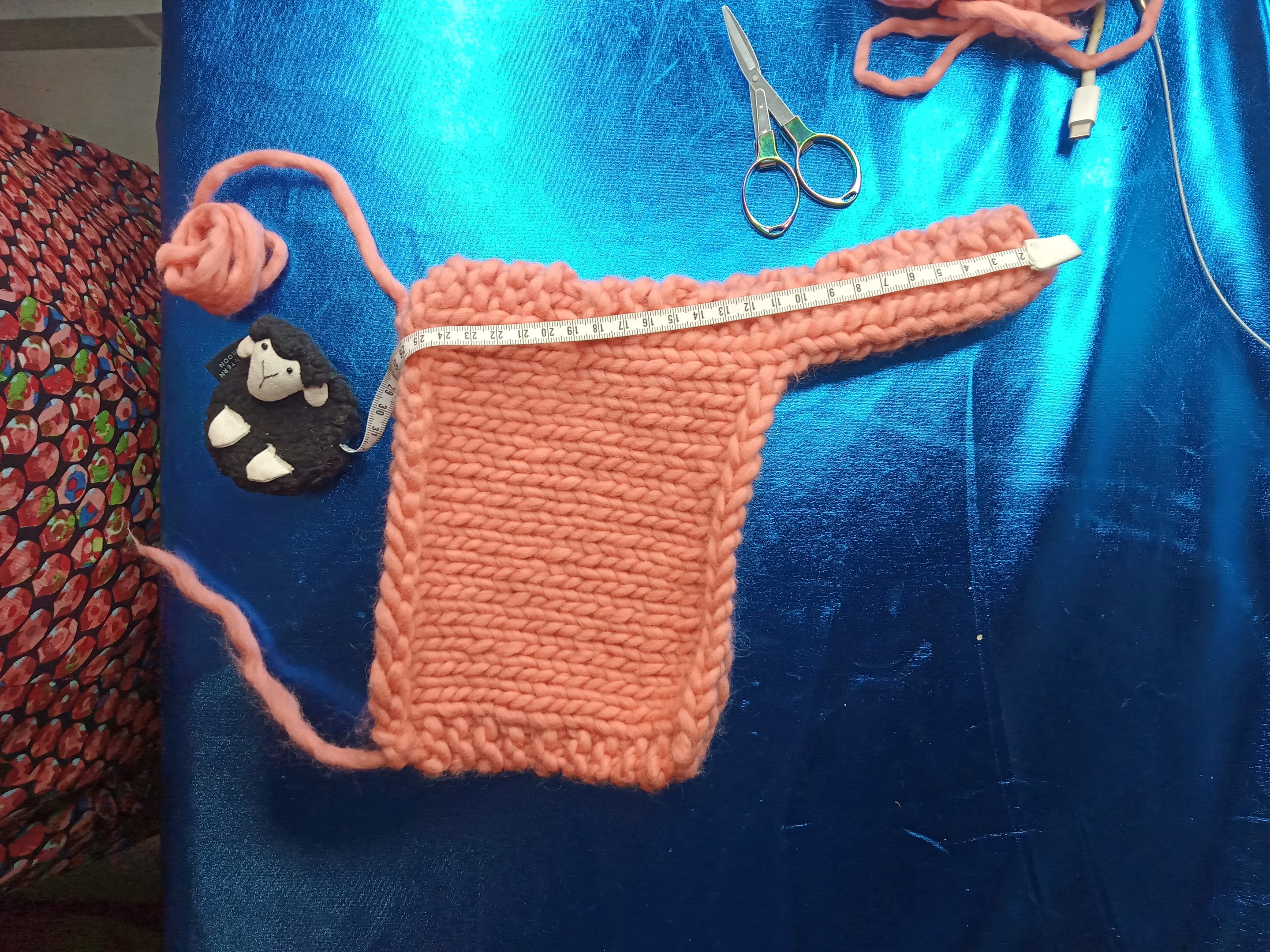 super easy knit handbag