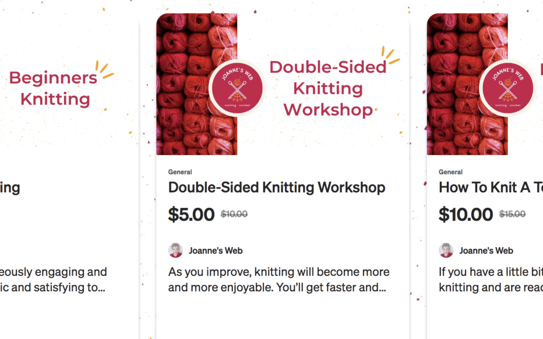 Brand New Courses Online- Special Knitting Guides!