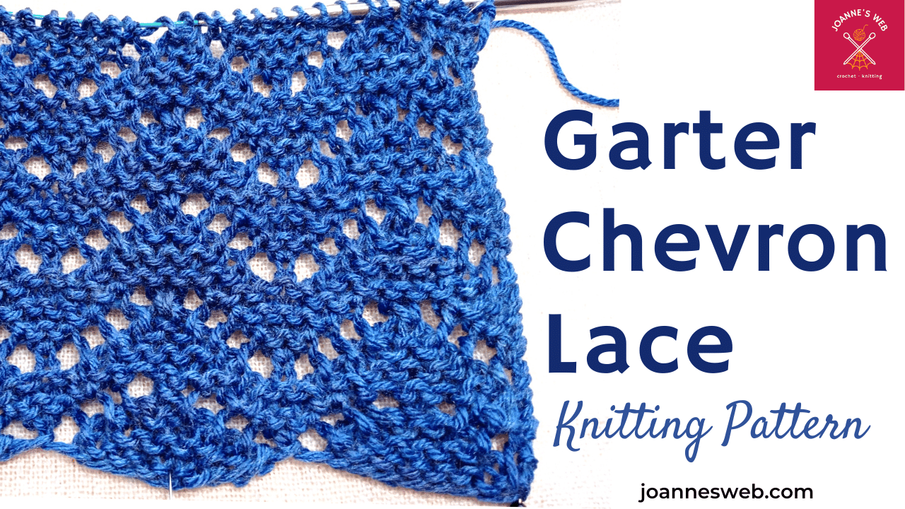 Garter Chevron Lace Knitting Pattern